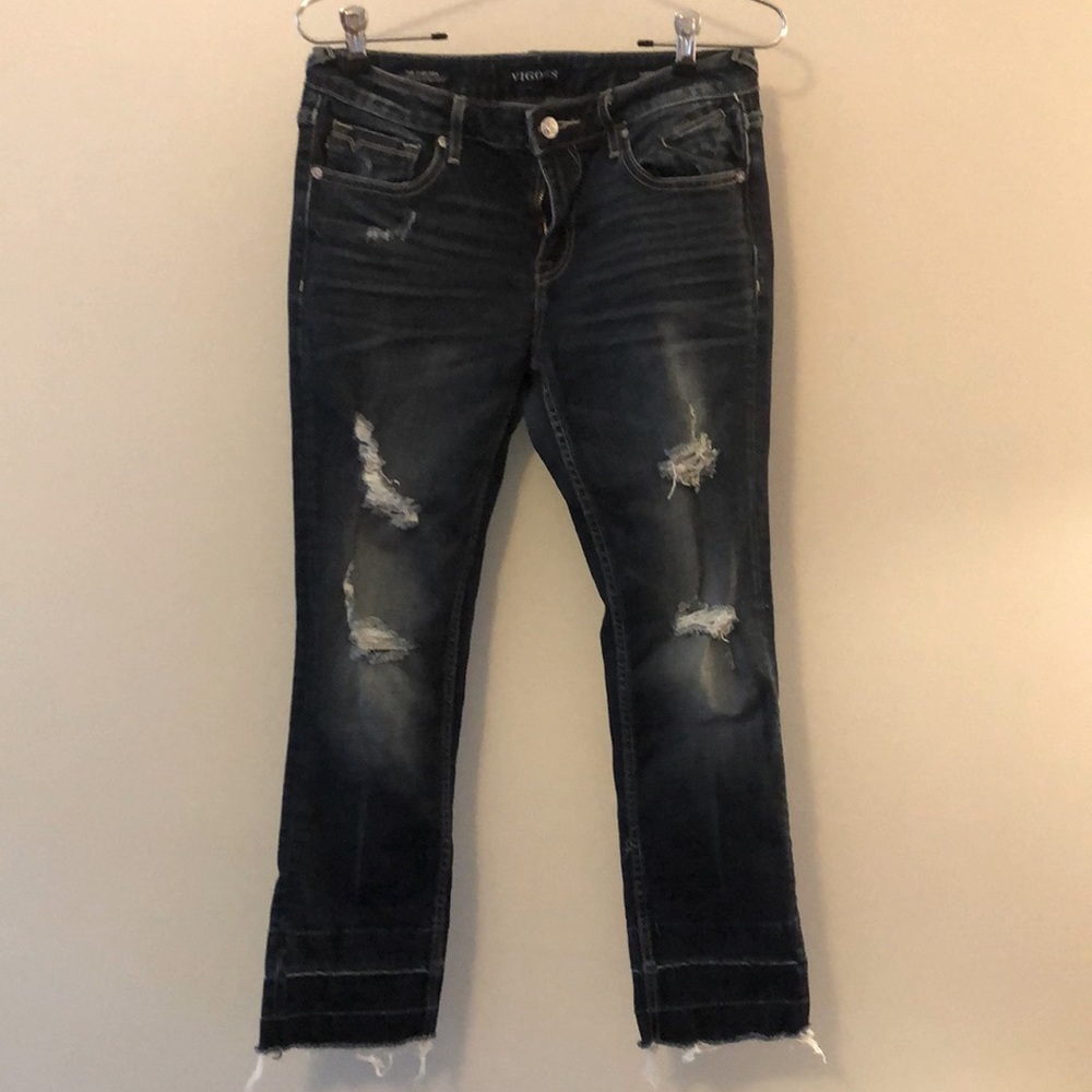 Vigoss “ The Chelsea” crop slim straight jeans